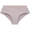 Solid Color Seamless Mid-Rise Triangle Underwear Women Underwear Hidden-Red Gray QF6357ADFSS