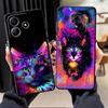Чехол для Xiaomi Redmi Note 14 12C 13C 12 11 A1 A4 A5 14C 13 Pro Plus 9 8 7 10 A3 K80 Чехол для телефона K40 A2 A1 Крутой Цветной Кот
