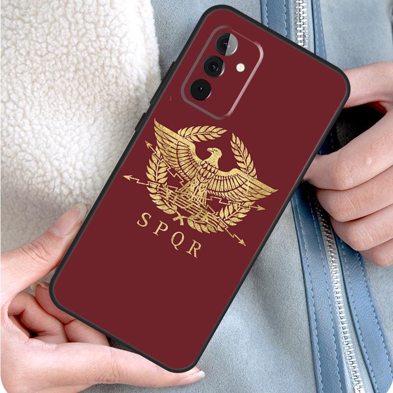 Roman Empire Legionary Shield Emblem Phone Case For Samsung Galaxy A15 A25 A35 A55 A54 A34 A14 A13 A33 A53 A12 A32 A52 A71 A51