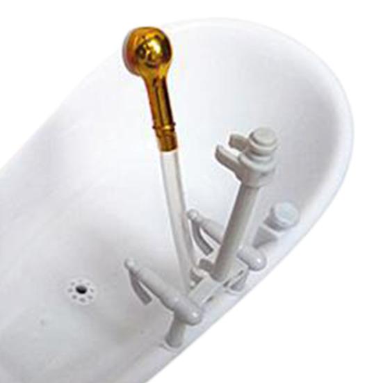 Электрическая ванна для кукол, изысканная, издающая звуки воды, портативная миниатюрная ванна для ванной комнаты кукольного домика для кукол 1/6