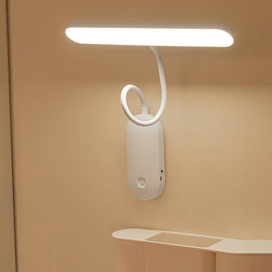 1 комплект светодиодных ламп для чтения с регулируемой цветовой температурой, диммируемым пультом дистанционного управления, без мерцания, гибкий шланг, светодиодная настольная лампа без синего света