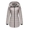 Women's Waterproof Cotton Loose Jacket, Autumn Winter Long Sleeve Parka Warm Cotton Coat, Detachable Hood, Multiple Colors Available