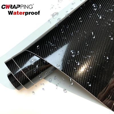 Автомобильная 6D Виниловая Пленка из Углеродного Волокна Ультра Глянцевая Водонепроницаемая Декоративная Пленка Автомобильная Оберточная Наклейка для Ноутбука Чехла для Телефона Мотоцикла