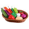 6Pcs Realistic Simulation Vegetable Models Artificial Vegetable Toy Kitchen Vegetable Decoration for Display Photography
