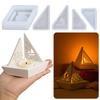 1 Набор силиконовых форм для 3D подсвечников в виде парусника, форма для подсвечников для украшения дома и DIY проектов