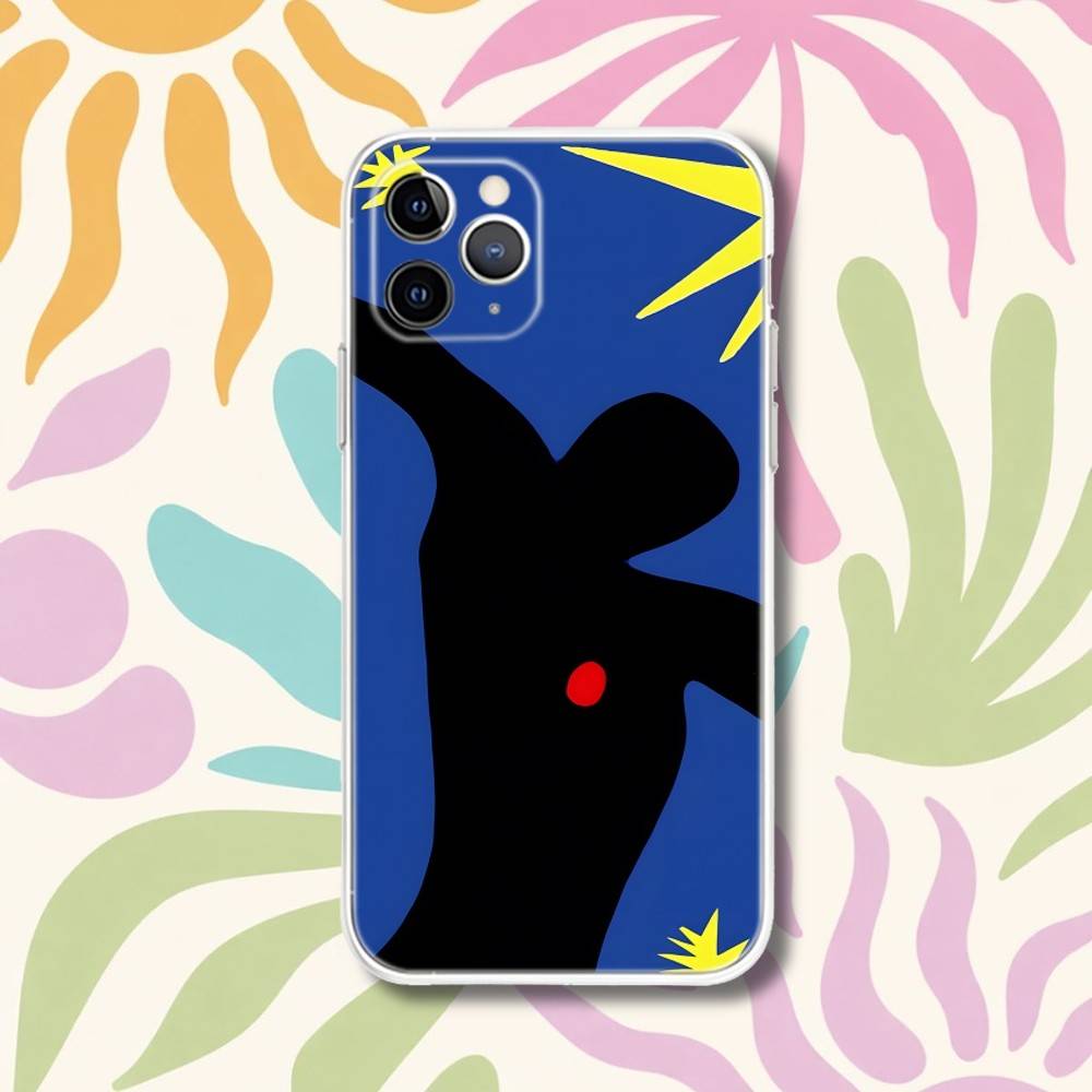 H-Henri Matisse Paintings Art Phone Case For iPhone 17,16,15,11,12,14,13 Pro Max Plus Mini X,XS,XR,7,16E Air Transparent Fundas