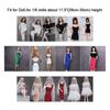 Fashion 1/6 BJD Dolls 11.5" Princess Clothes Clothes Accessories Dolls Coat Party Clothes Dresses