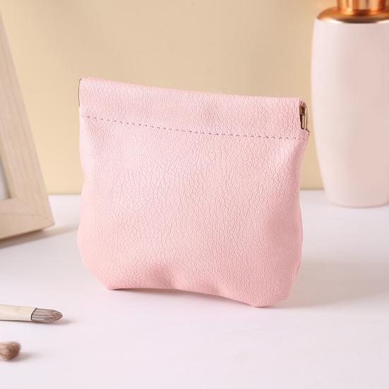 12 шт. Косметичка из искусственной кожи на кнопке, мини-косметичка, водонепроницаемая сумка для хранения, портативная самозапечатывающаяся сумка