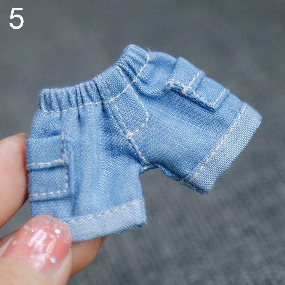 Accessories For 1/12 BJD Dolls Doll Pocket Shorts Dolls Wear Shorts Doll Clothes Doll Jeans Shorts