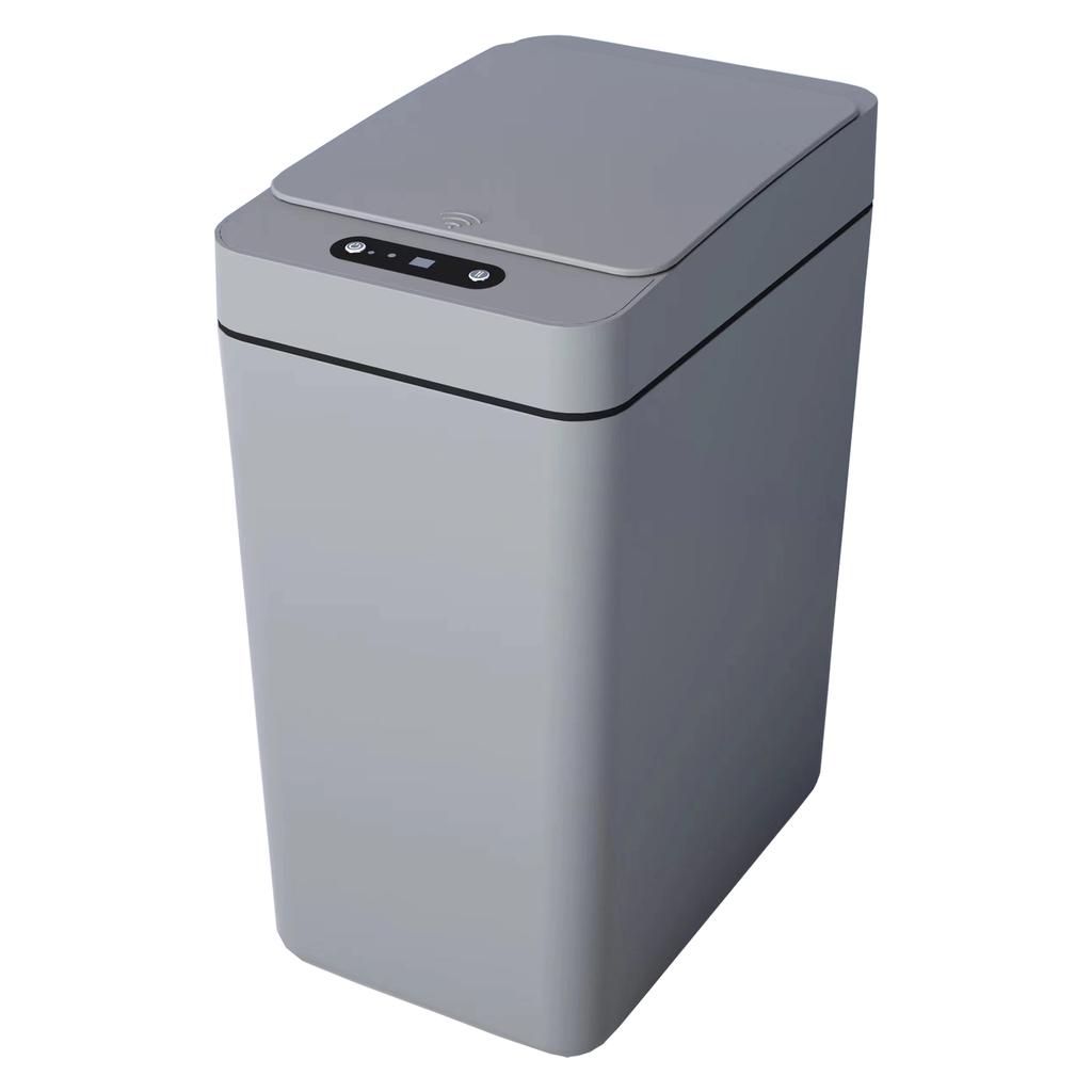 Мусорное ведро для ванной с крышкой 12 литров умное с датчиком движения крышки мусорное ведро водонепроницаемое узкое маленькое мусорное ведро для кухни