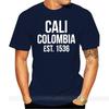 Футболка Cali Est 1536 Колумбия Вдохновленная Cartel Футболка Бренд Летний Хлопок Мужская Уникальная Мужская Str