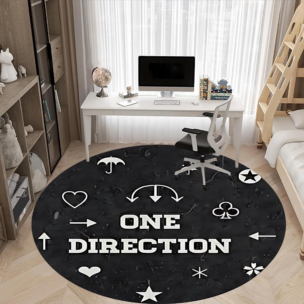 1 шт. Ковер-дорожка ONE DIRECTION для офиса, нескользящий, легкий, машинная стирка, для офиса, спальни, комнаты, праздничного декора