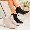 Fashion Heel Bow High Heel Booties Women 2025 New Slim Heel Single Boots
