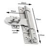 Stainless Steel Hardware Door Lock Barrel Bolt Latch Padlock Clasp Set of 4 Inch Lock Latch For Locking Door Window Panel Drawer Cupboard
