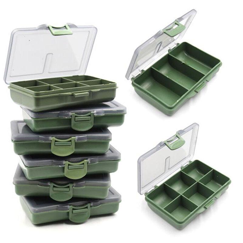 1/5 Pcs 1 To 8 Compartments Storage Box Carp Fishing Tackle Boxes System Fishing Bait Boxes Portable Fishing Box Fishing Access