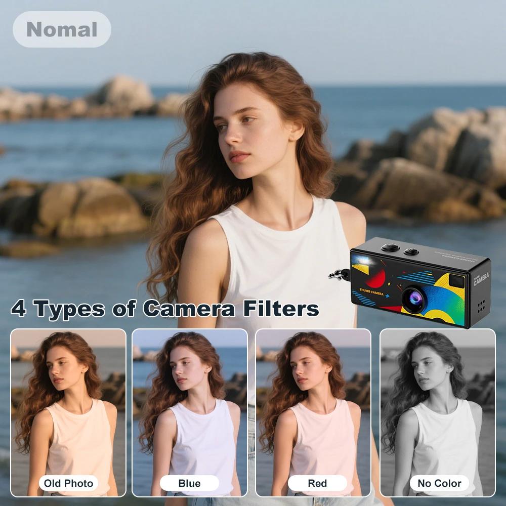 Мини брелок-камера с 1080P HD видеозаписью и широкоугольным объективом 130 градусов TFT ЖК-дисплей для студентов 2025