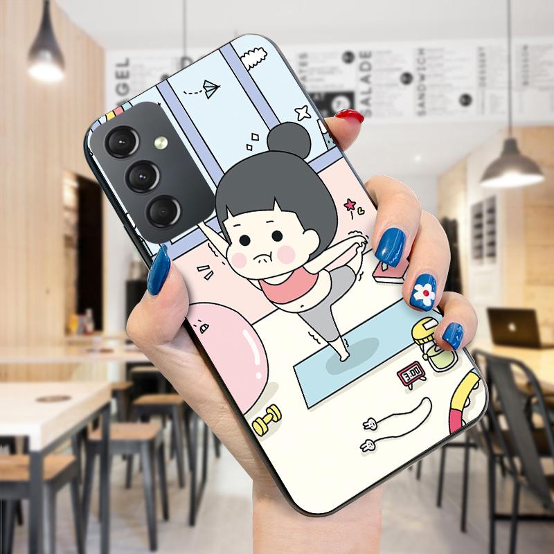 Чехол для телефона с рисунком, противоударный, мягкий силиконовый защитный чехол из ТПУ для телефона Samsung, чехол