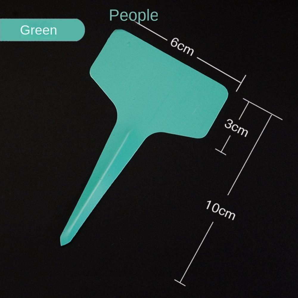 100PCS Multi-color Garden Plant Labels Markers Nursery Plant T-type Tags Bonsai Accessories