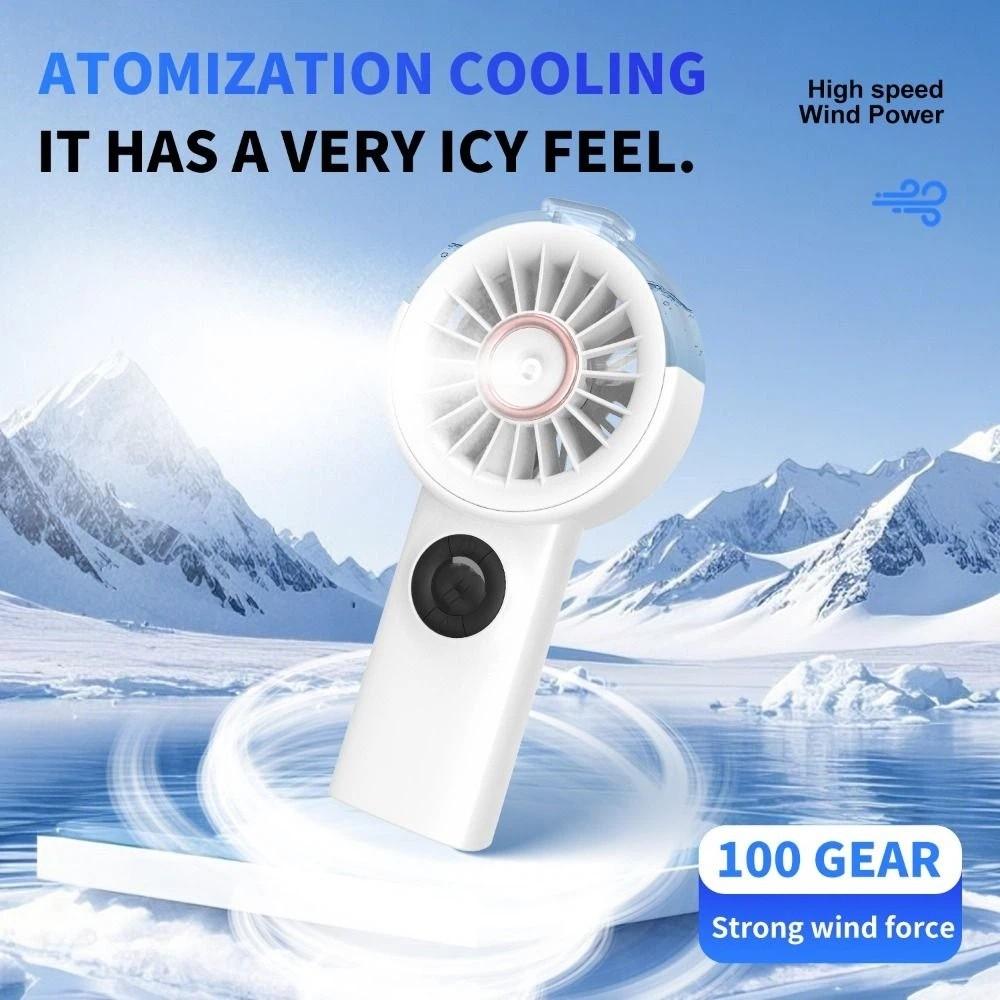 Portable Cooling Spray Fan Water Cooling Mini Cooling Fans Handheld Misting Fan Outdoor