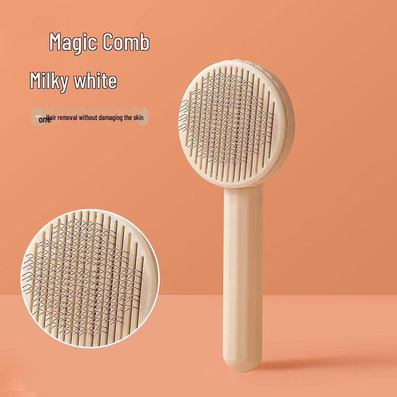 Pet Self-Cleaning Cat & Dog Massage Comb for Loose Hair Removal