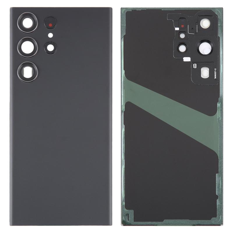 Для Samsung Galaxy S23 Ultra S918 Корпус аккумулятора с клейкой наклейкой + Крышка объектива камеры