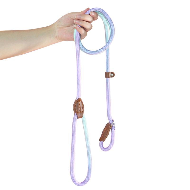 Поводок для бега домашних животных на открытом воздухе, удобная защитная веревка, утолщенный регулируемый поводок для прогулок с собакой, круглый поводок