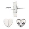 Heart-Shaped Curtain Magnets Curtain Buckles Keep Curtain Closed Curtain Closure Clips Prevent Light Leaking for Home Bedroom Bathroom Office
