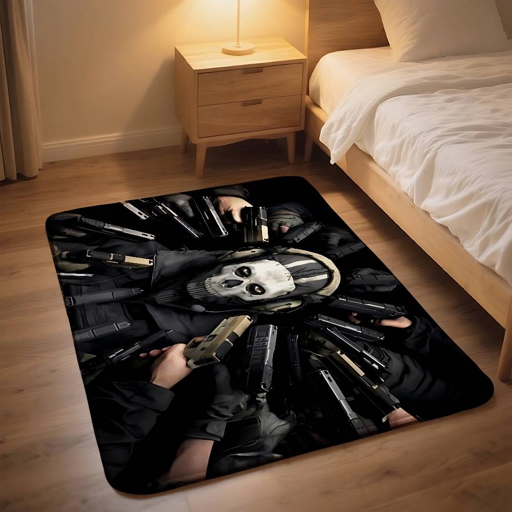 C-Call Of Duty-Modern Warfare-2 Cool Carpet Bathroom Anti-slip Mat Door Mat Home Decoration Mat Entranc Mat Scratch-resistant