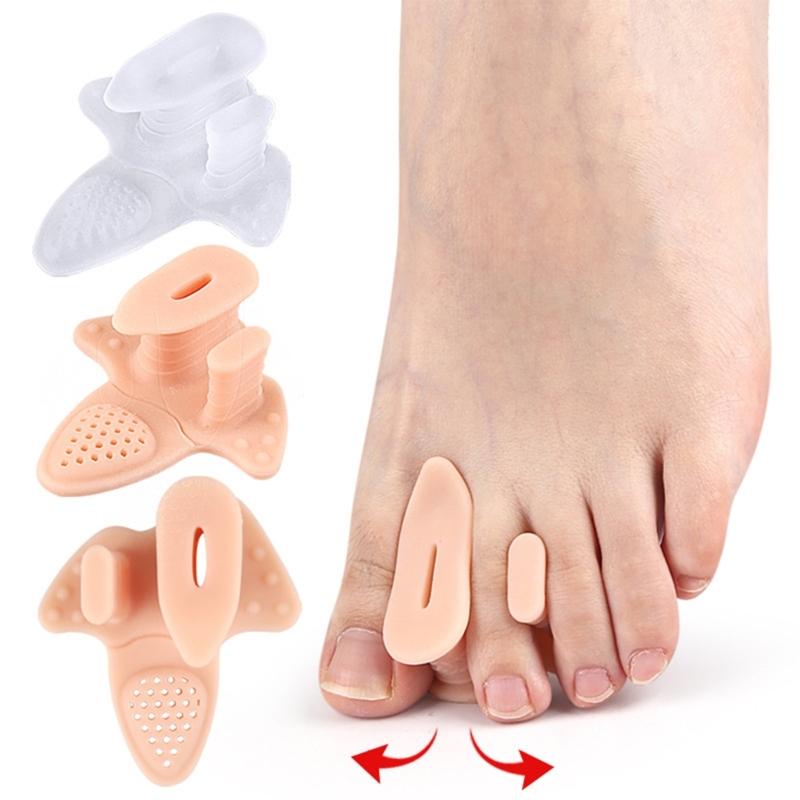 2 упаковки ортопедических разделителей пальцев ног с усиленной подушечкой для передней части стопы и вентиляцией для улучшения осанки и поддержки