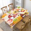 Скатерти на День Благодарения, кухонная столовая, прямоугольный декор обеденного стола, пятностойкие аксессуары, домашние вечерние праздничные подарки