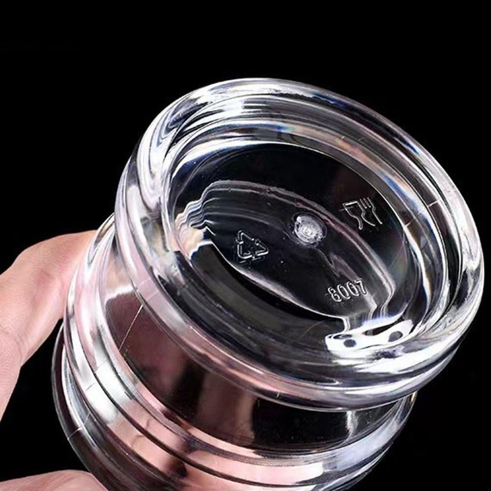 Anti-slip Bowl Sugar Transparent Sugar Pots Multifunctional Acrylic Seasoning Jar for Kitchen