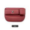 Car Stickers For Alfa Romeo Car Seat Gap Organizer Storage Box Leather Side MR Storage Pocket Wallet Keys Card Cup Holder For Alfa