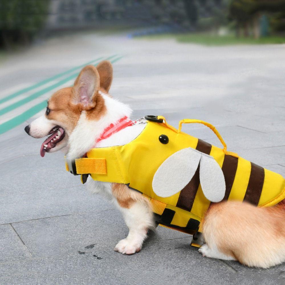 Breathable Pet Dog Life Jacket Soft Pet Life Vest Harness Summer Swimwear Clothes For Dogs Cats