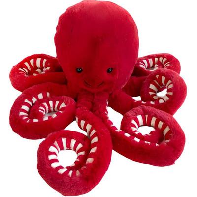 Jellycat Серия Океан Красный Осьминог Милая Кукла Плюшевая Фигурка Высота в сидячем положении 27см/47см Высота