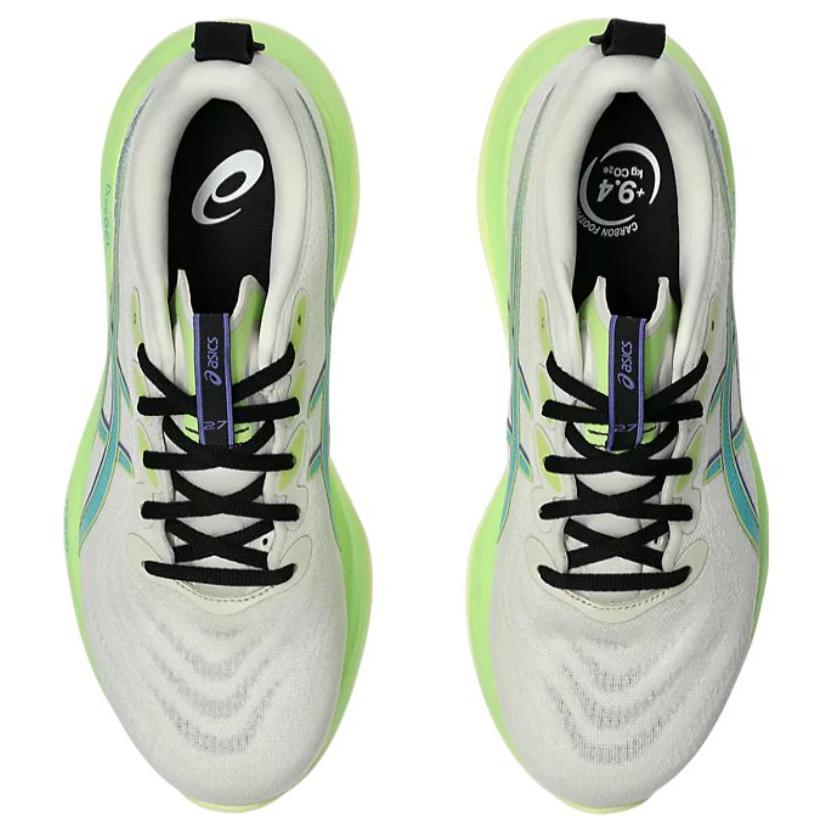 Asics Gel Cumulus 27 Birch Lime Green Men Sneakers Cream 1011B960-200