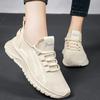 Женские дышащие сетчатые кроссовки, повседневная обувь на шнуровке для отдыха на открытом воздухе, удобная низкая спортивная обувь