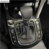 Manual Transmission Gear Shift Panel Frame Decor Cover Trim For For Kia Seltos  - 2024 ABS Carbon Fiber Interior Accessories