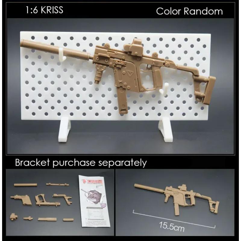 1/6 MP5 MP40 MP7 Штурмовая винтовка UZI Пистолет-пулемет Модель Пластиковый Сборный Набор Имитация Оружия Военные Игрушки Цвет Случайный