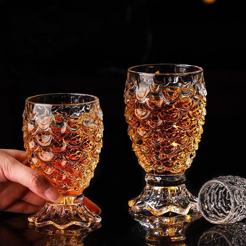 Элегантный коктейльный бокал в форме русалки, персонализированный бокал в форме рыбы, креативная кружка для красного вина, прозрачная посуда, классическая кружка для сладкого вина