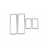 For Discovery Sport 2015- Matte Silver Window Door Lock Control Switch Trim