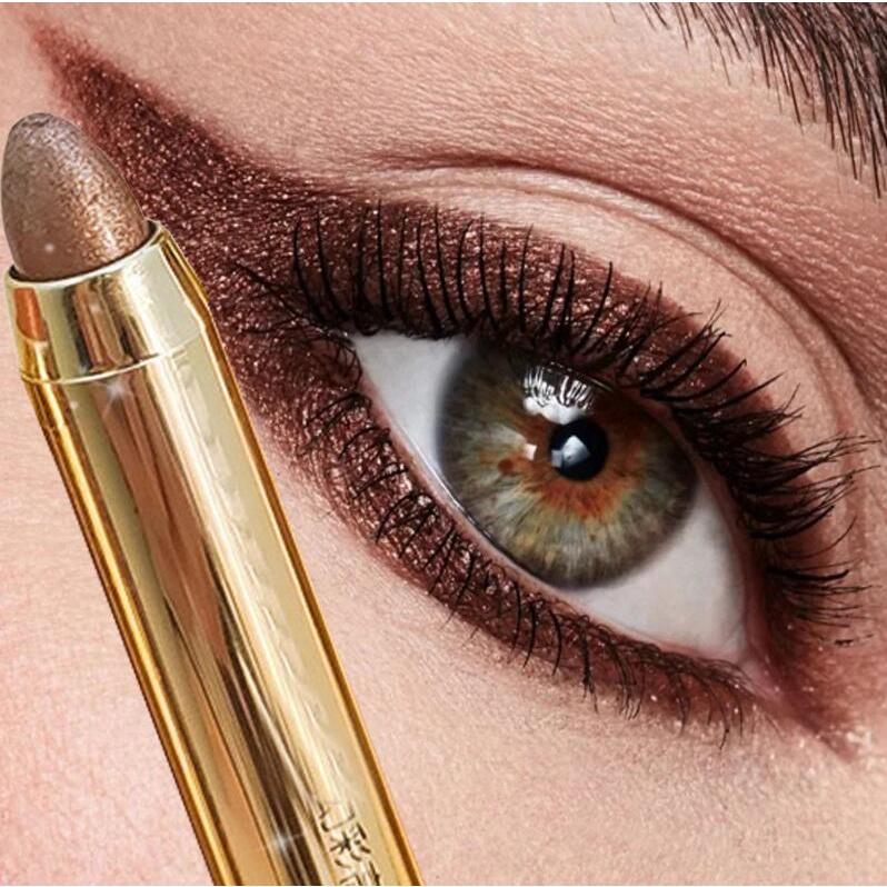 Lazy Sleeper Silkworm Highlight Brightener Тени для век Ручка с двойной головкой Fine Shimmer Pearl Водостойкие тени для век Стойкая фиксация женского макияжа