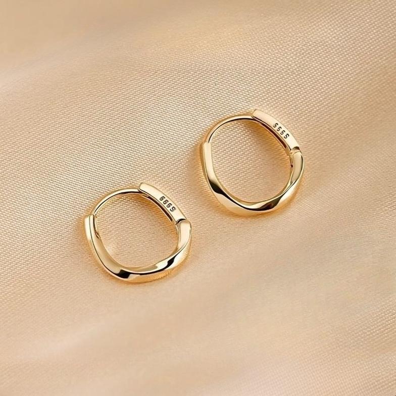 Круглые серьги-кольца из серебра 925 пробы для женщин, простые, модные, круглые украшения, подарки на вечеринку, свадьбу, праздник