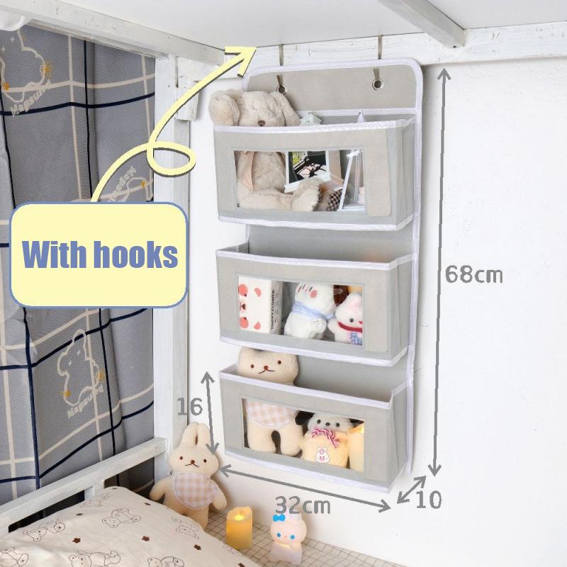 Крючок для кровати в общежитии, подвесная сумка для хранения, без сверления, органайзер под кроватью, прикроватная полка для спальни, для студенческого общежития, домашнего использования
