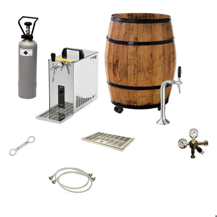 Tireuse à bière - ICH-ZAPFE.DE - BARRIQUE - 30 L - Hauteur de service 95 cm - Refroidissement sans eau
