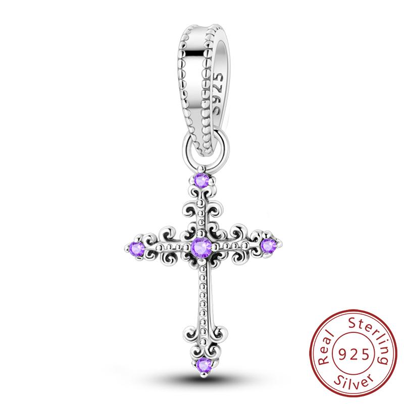 Медные Шармы Бусины Глаз Дьявола Крест Ангел Шармы Подходят для Оригинальных Браслетов-Шармов Подвески Изысканное Изготовление Ювелирных Изделий Своими Руками Для Женщин