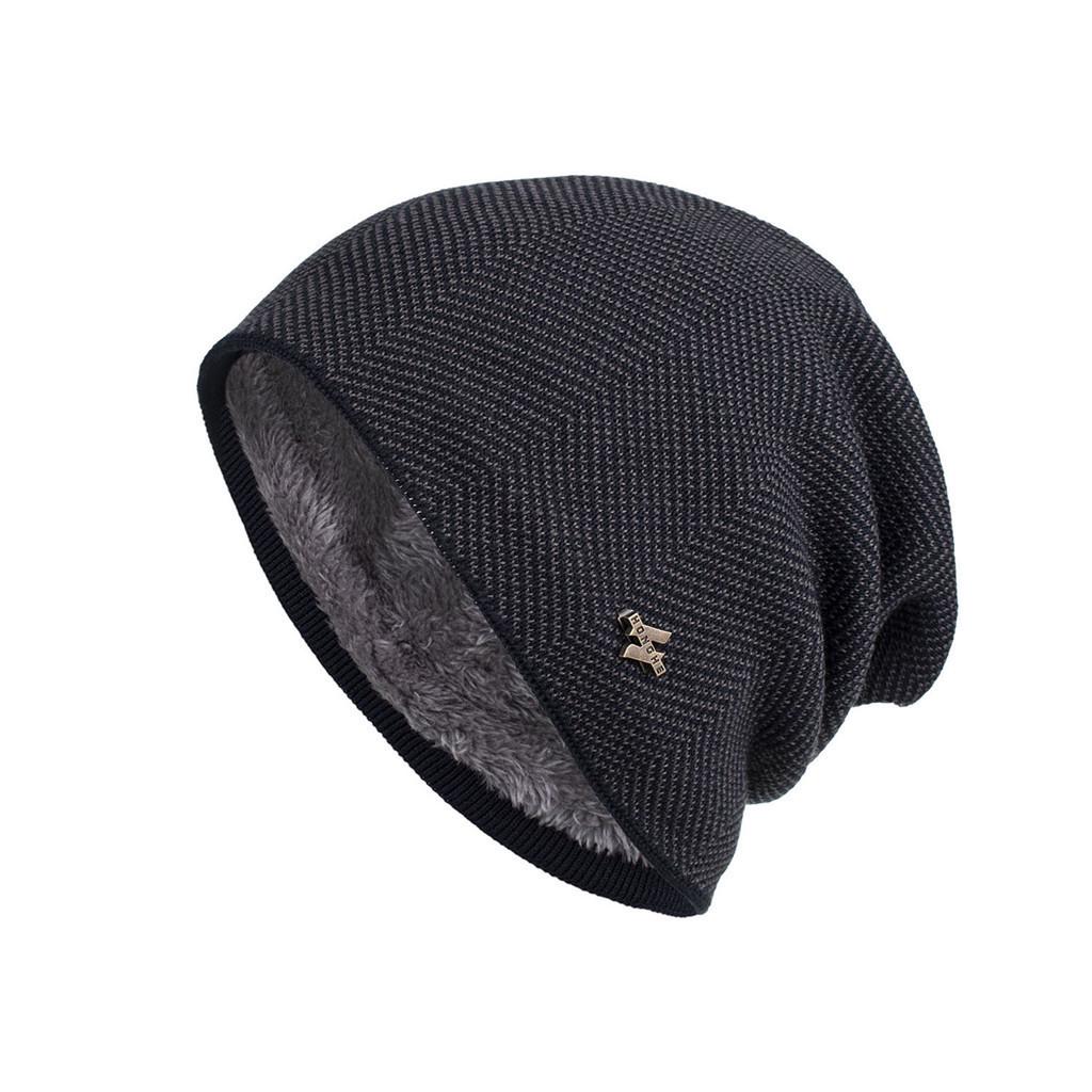 Men Women Winter Trendy Warm Oversized Chunky Baggy Stretchy Slouchy Skully Hat