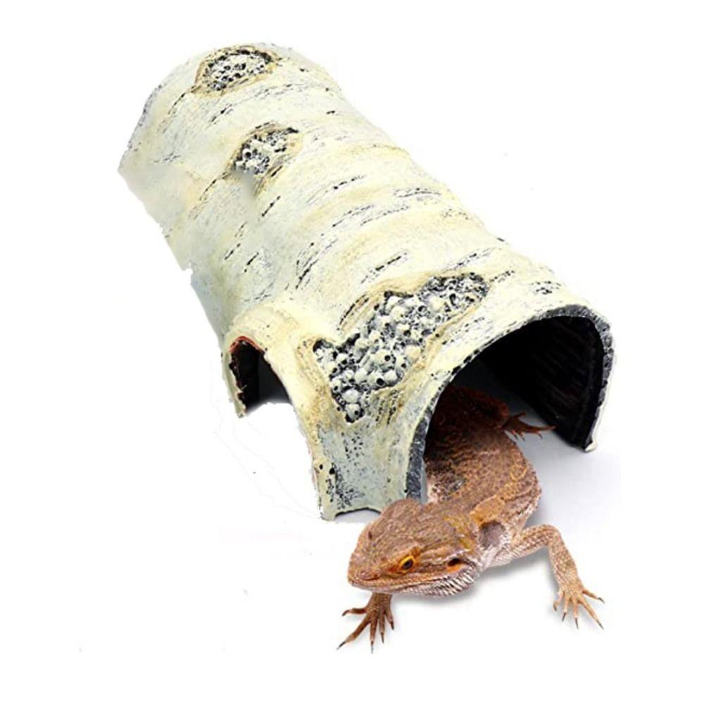 Amphibians Creative Hollow Lizard Hideout Caves Tortoise Hideout Small Reptile Caves Trunk Habitats