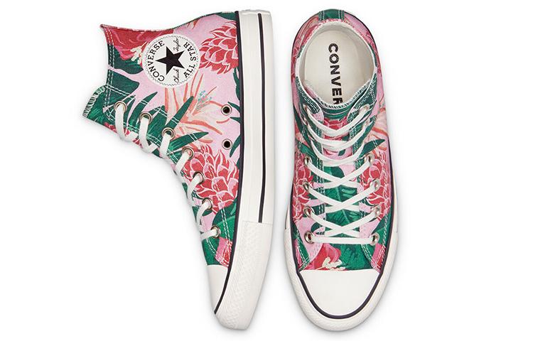 Кеды Converse Chuck Taylor All Star High 'Сцена в джунглях - Розовый цветочный принт' 171077C
