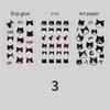 Mr Paper, cute cat head flat stickers cartoon animal DIY manual decoration stickers kawaii stationery stickers for Phone case