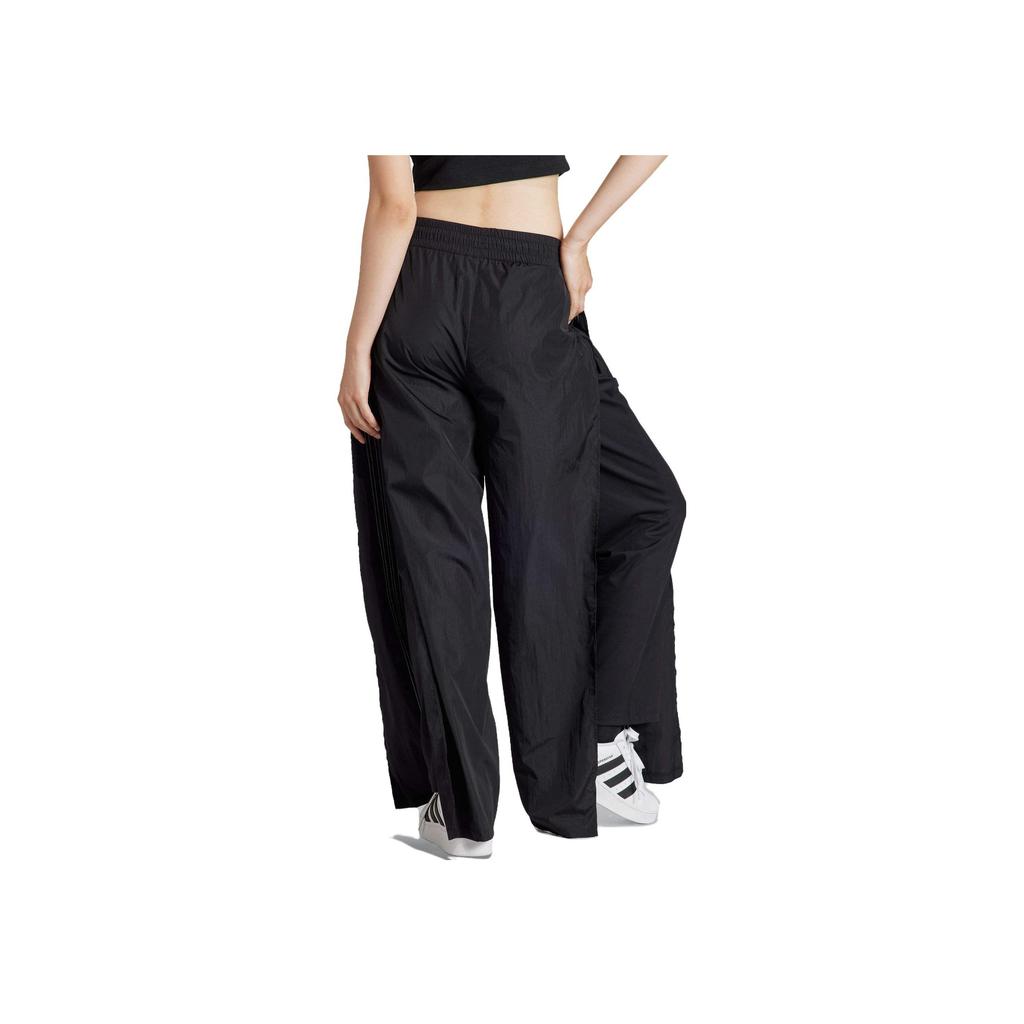 Adidas Originals Logo Print Loose-Fit Sweatpants Women Bottoms Black IV9335
